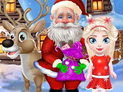 Save Injured Santa And Christmas Elk